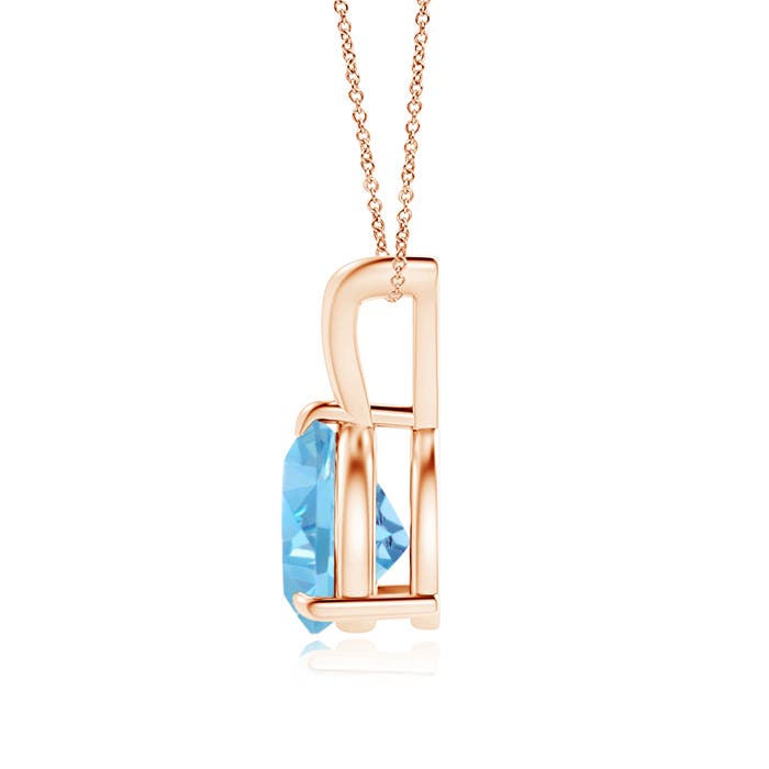 AA - Swiss Blue Topaz / 2.2 CT / 14 KT Rose Gold