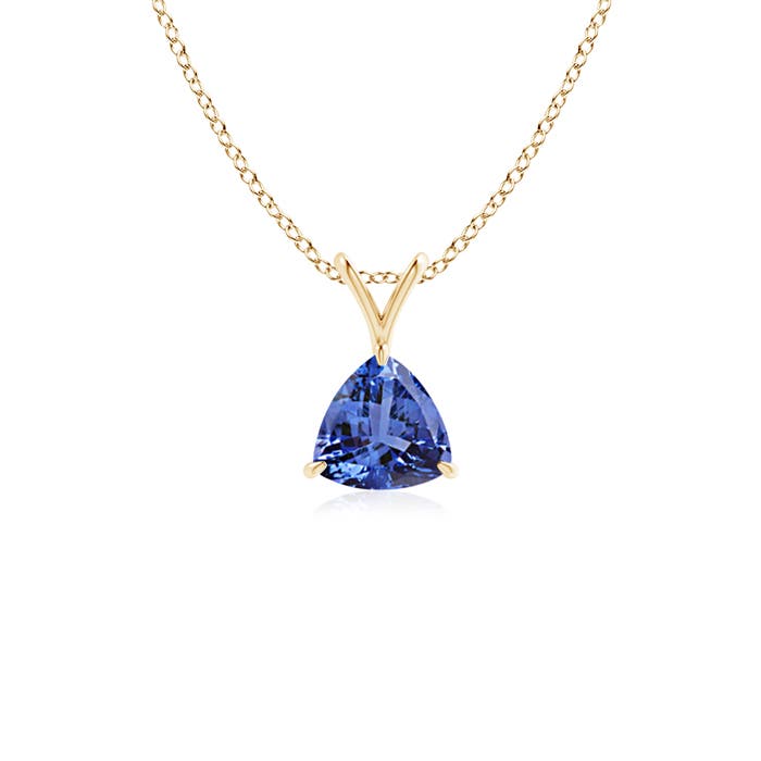 AA - Tanzanite / 0.4 CT / 14 KT Yellow Gold