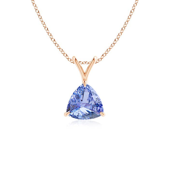 A - Tanzanite / 0.75 CT / 14 KT Rose Gold