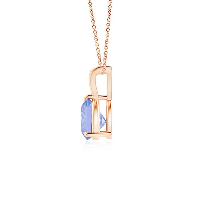 A - Tanzanite / 0.75 CT / 14 KT Rose Gold