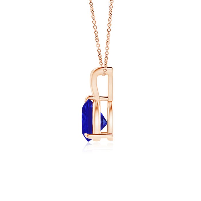 AAAA - Tanzanite / 0.75 CT / 14 KT Rose Gold