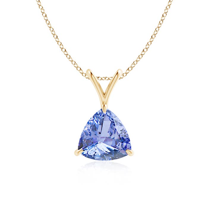 A - Tanzanite / 1.2 CT / 14 KT Yellow Gold