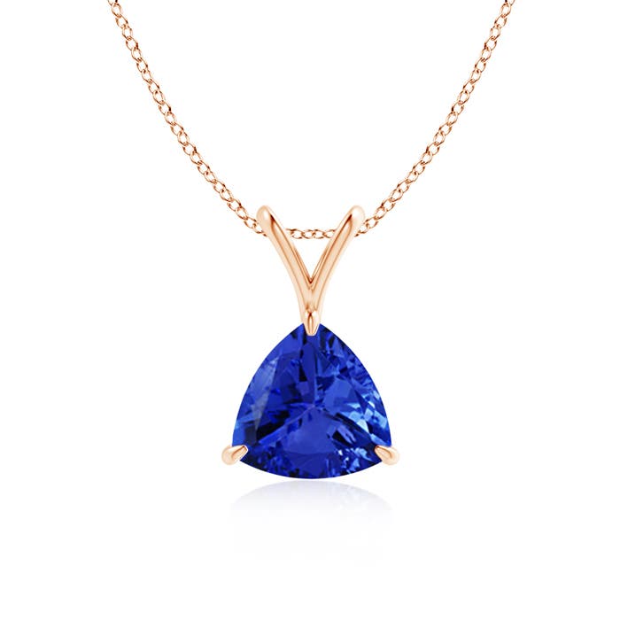 AAA - Tanzanite / 1.2 CT / 14 KT Rose Gold