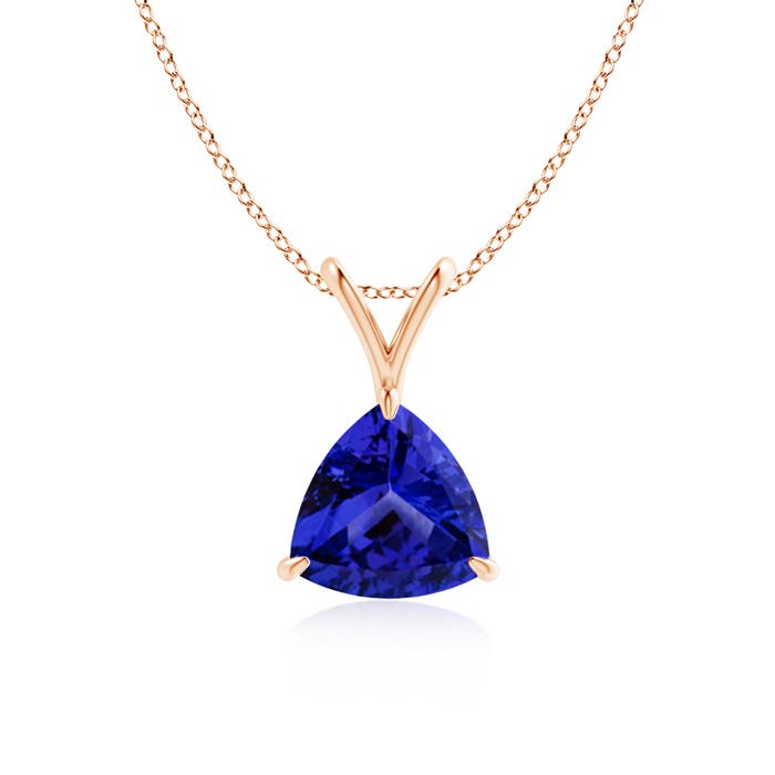 AAAA - Tanzanite / 1.2 CT / 14 KT Rose Gold