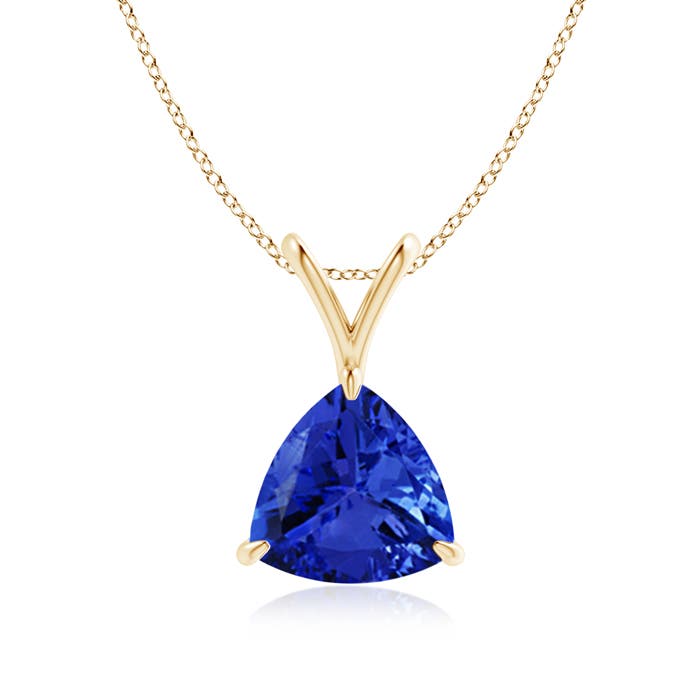 AAA - Tanzanite / 1.8 CT / 14 KT Yellow Gold