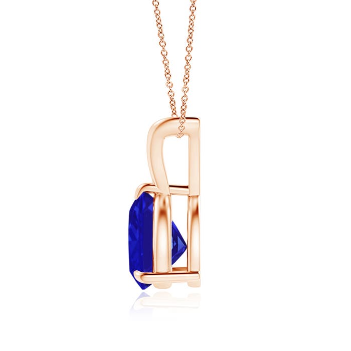 AAAA - Tanzanite / 1.8 CT / 14 KT Rose Gold