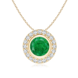 Round AA Emerald
