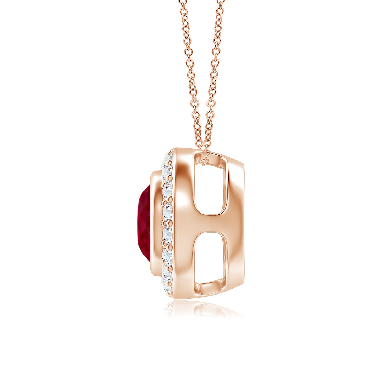 AA - Ruby / 1.22 CT / 14 KT Rose Gold