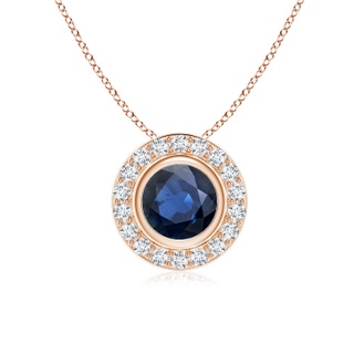 Round AA Blue Sapphire