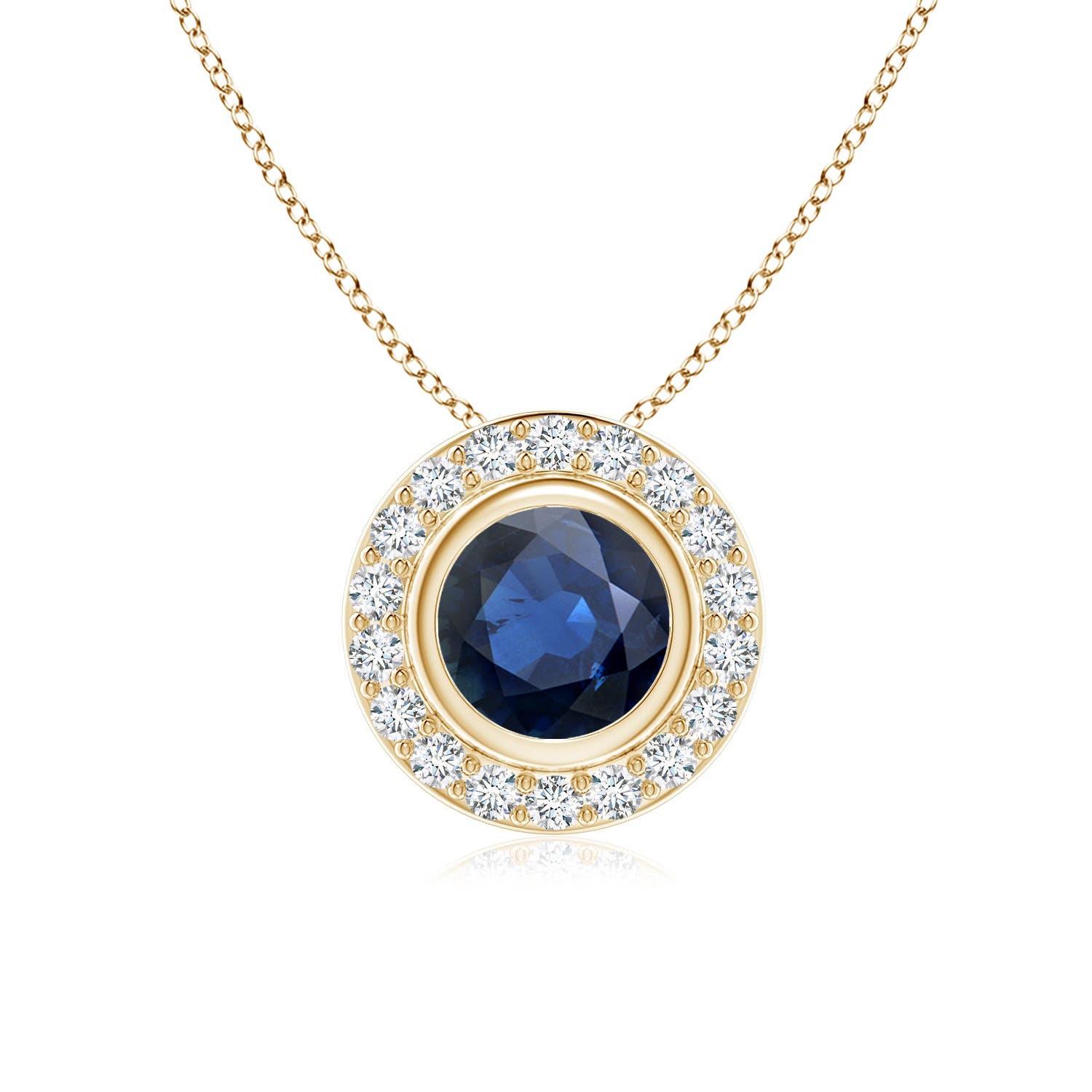 AA - Blue Sapphire / 1.22 CT / 14 KT Yellow Gold