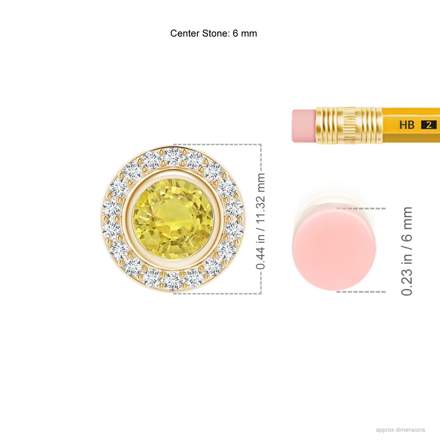 AA - Yellow Sapphire / 1.22 CT / 14 KT Yellow Gold