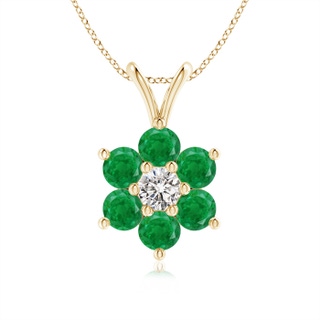 Round AA Emerald