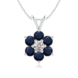 Round A Blue Sapphire