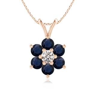 Round A Blue Sapphire