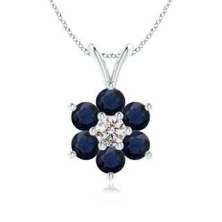 Round A Blue Sapphire