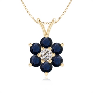 Round A Blue Sapphire