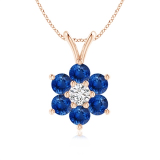 Round AAA Blue Sapphire