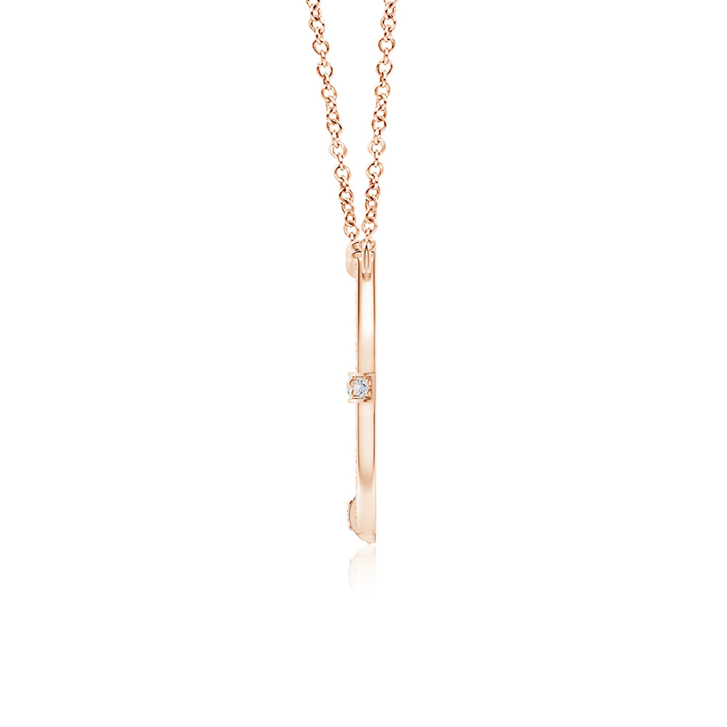 H, SI2 / 0.99 CT / 14 KT Rose Gold