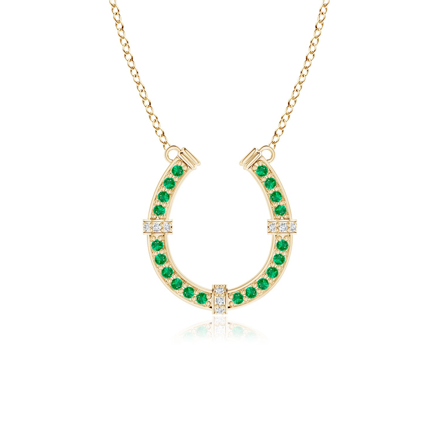 AAA - Emerald / 0.35 CT / 18 KT Yellow Gold