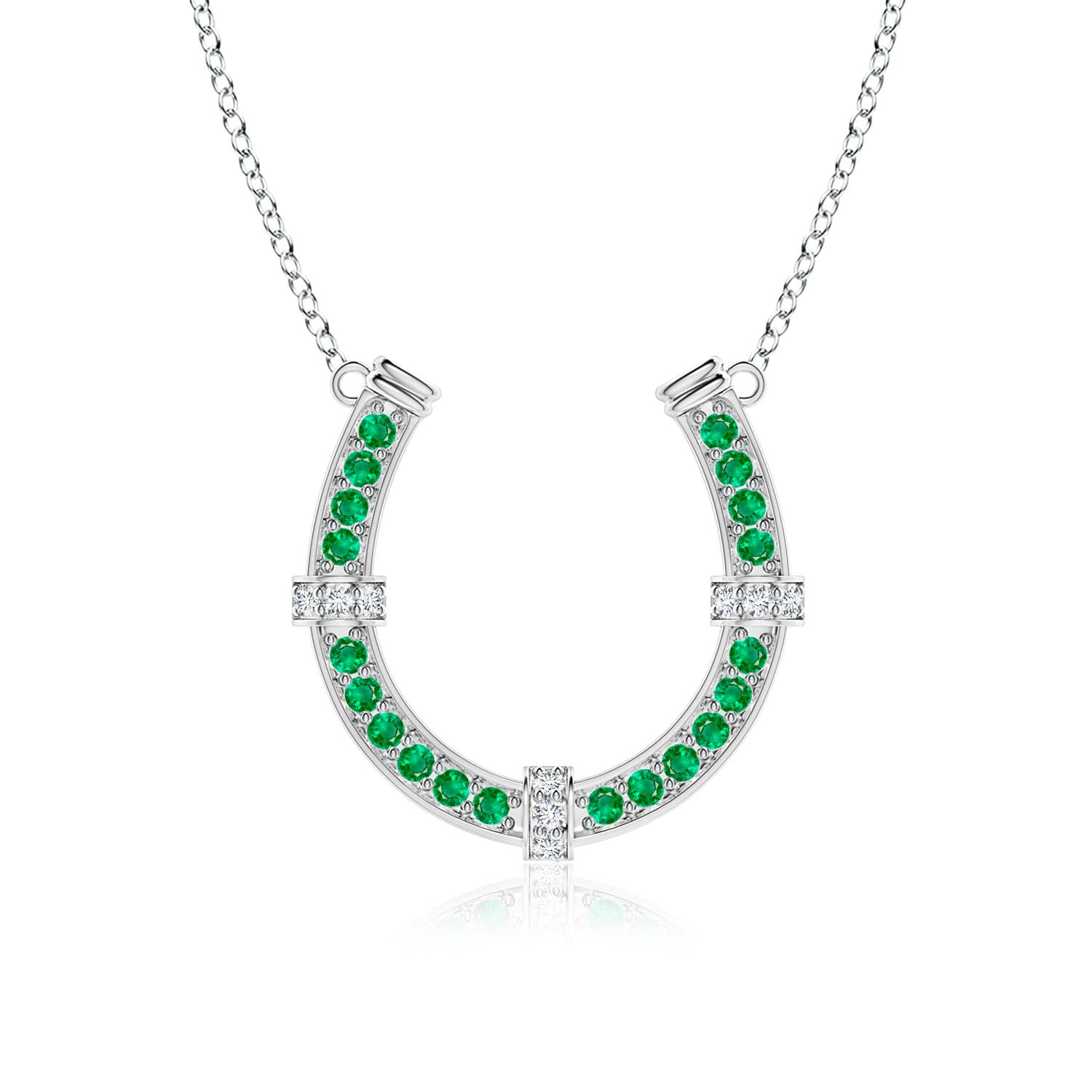 AAA - Emerald / 1.73 CT / 18 KT White Gold