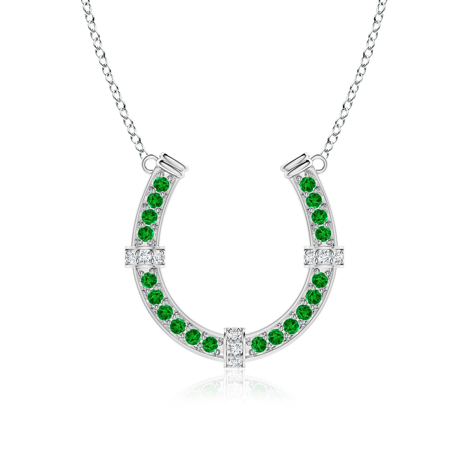 AAAA - Emerald / 1.73 CT / 18 KT White Gold