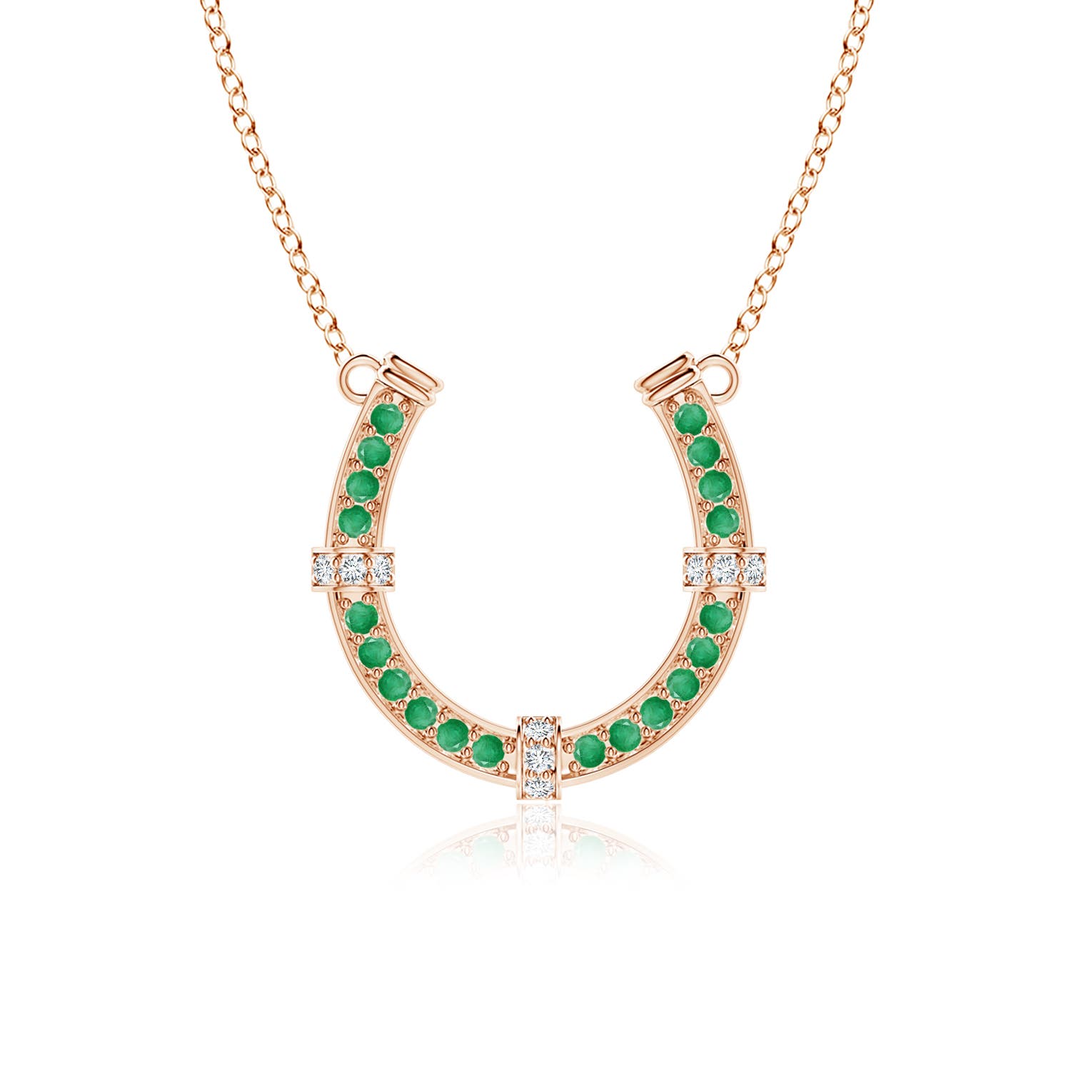 A - Emerald / 1.11 CT / 18 KT Rose Gold