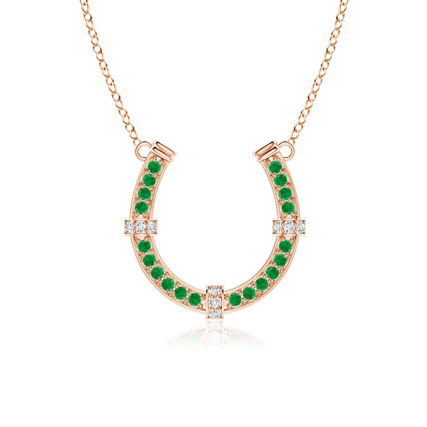 AA - Emerald / 1.11 CT / 18 KT Rose Gold