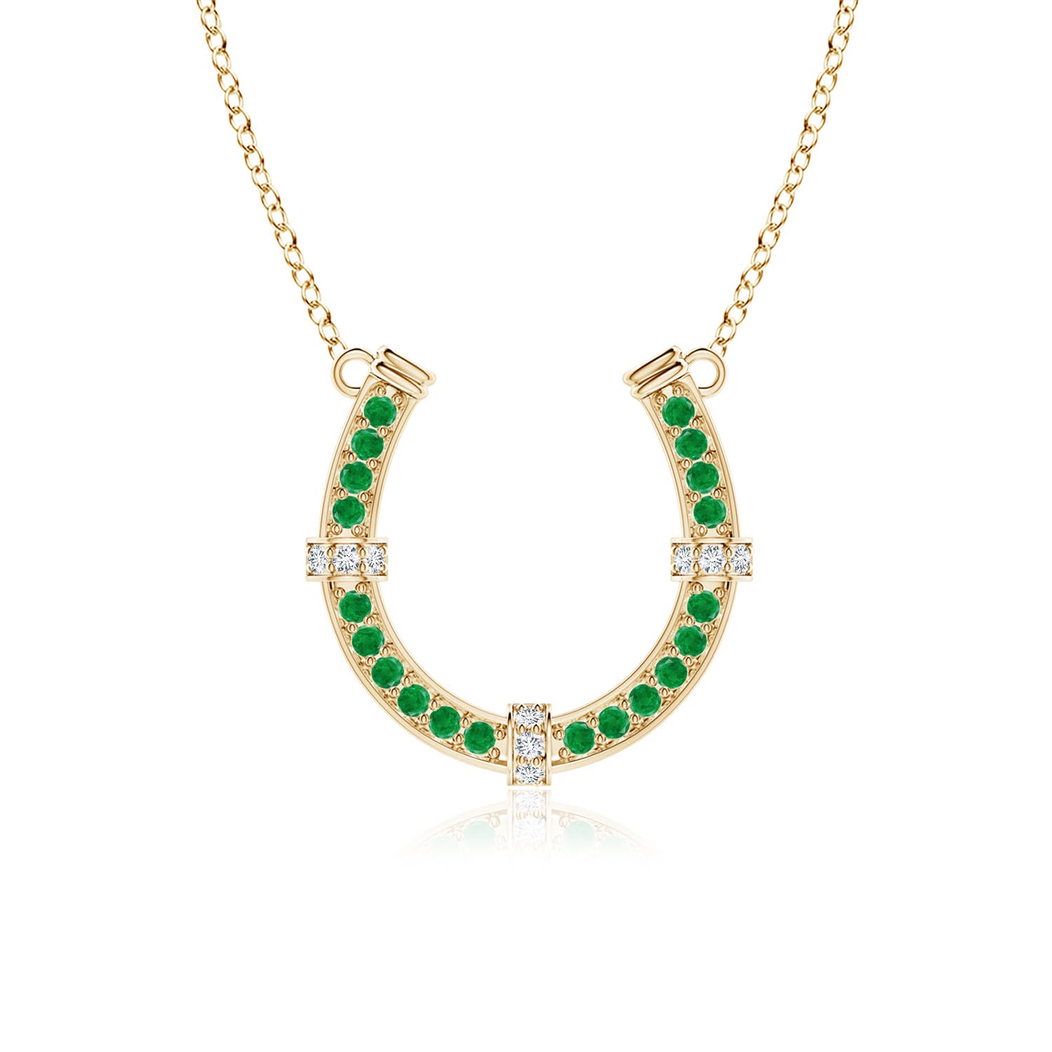 AA - Emerald / 1.11 CT / 18 KT Yellow Gold