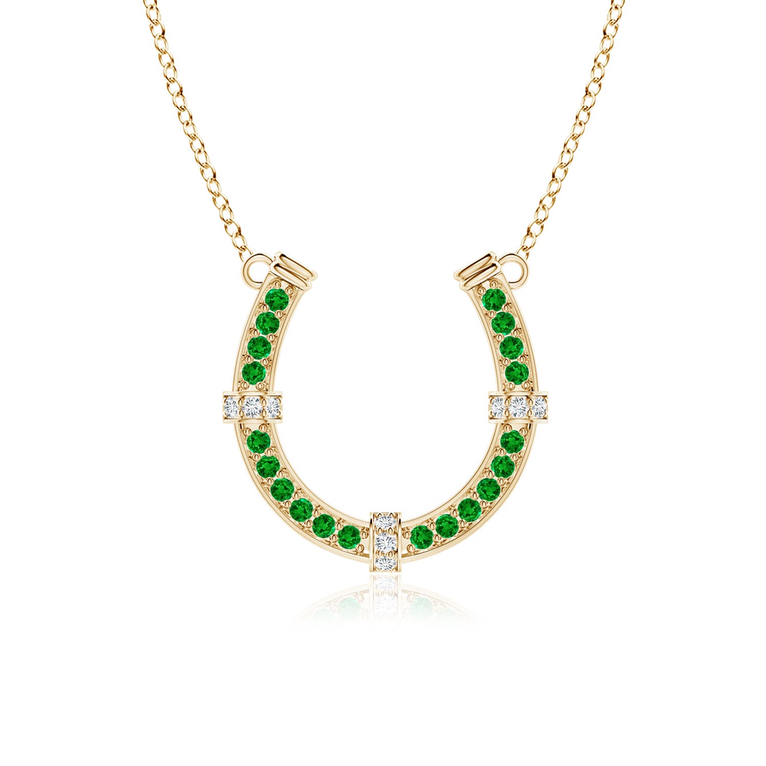 AAAA - Emerald / 1.11 CT / 18 KT Yellow Gold