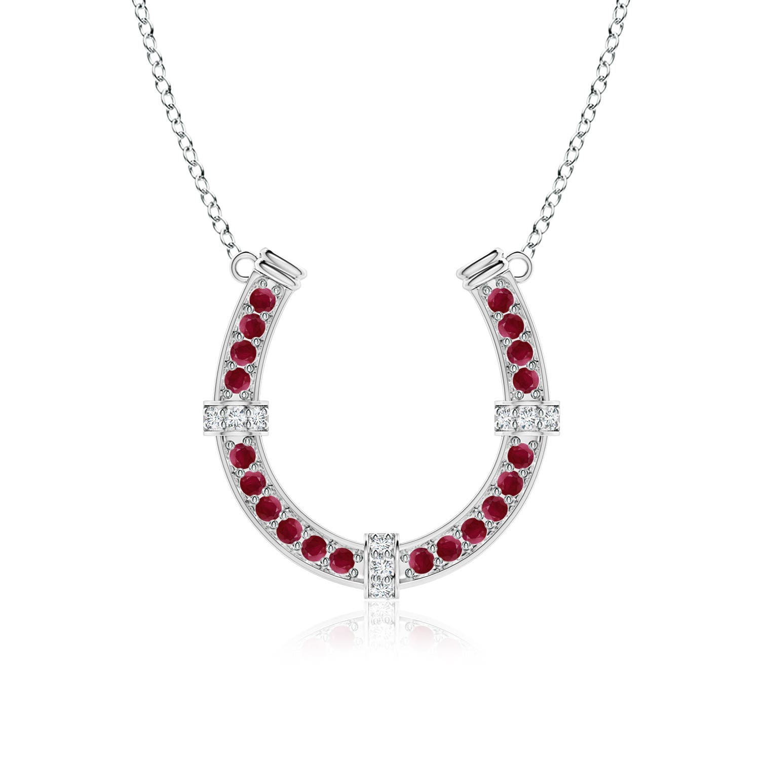 A - Ruby / 2.27 CT / 14 KT White Gold