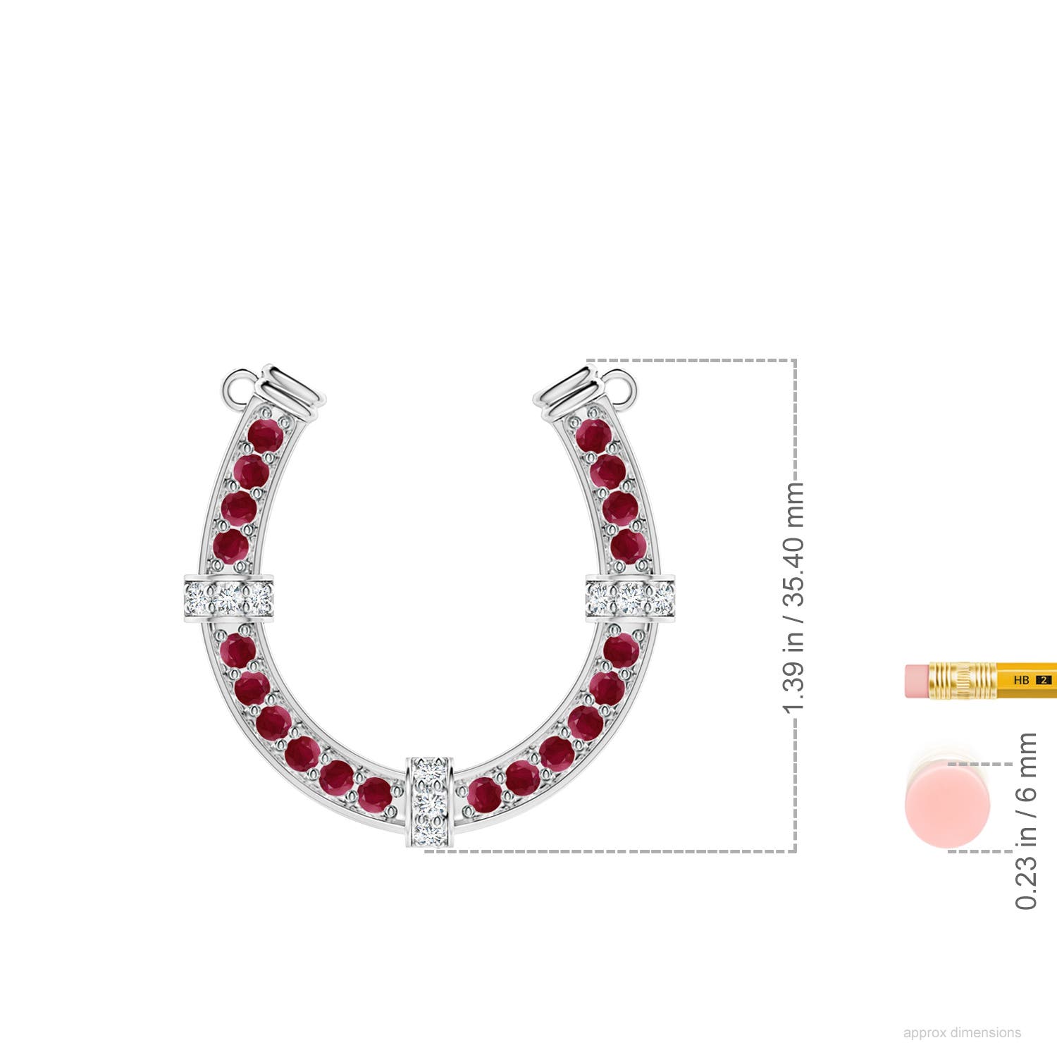 A - Ruby / 2.27 CT / 14 KT White Gold