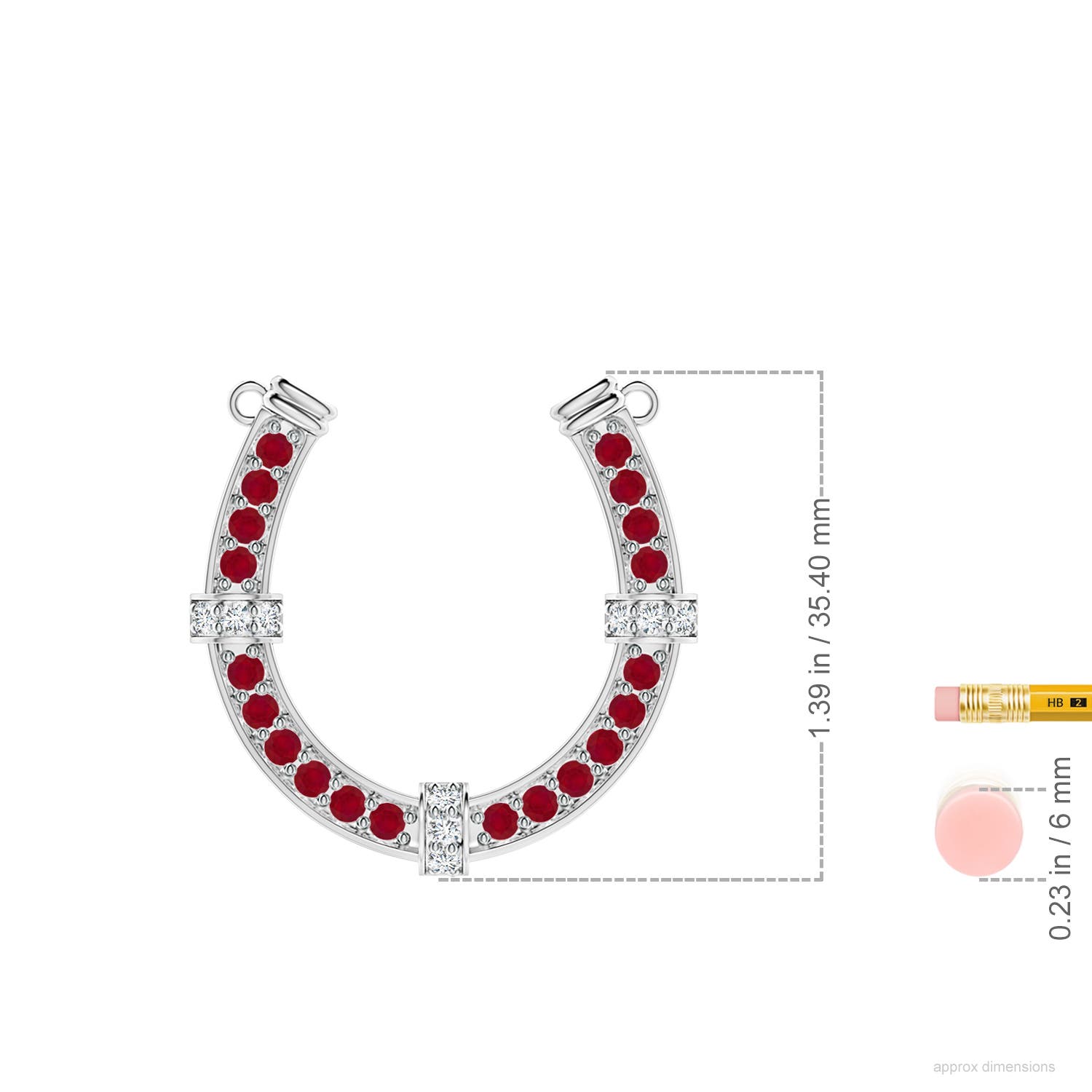 AA - Ruby / 2.27 CT / 14 KT White Gold