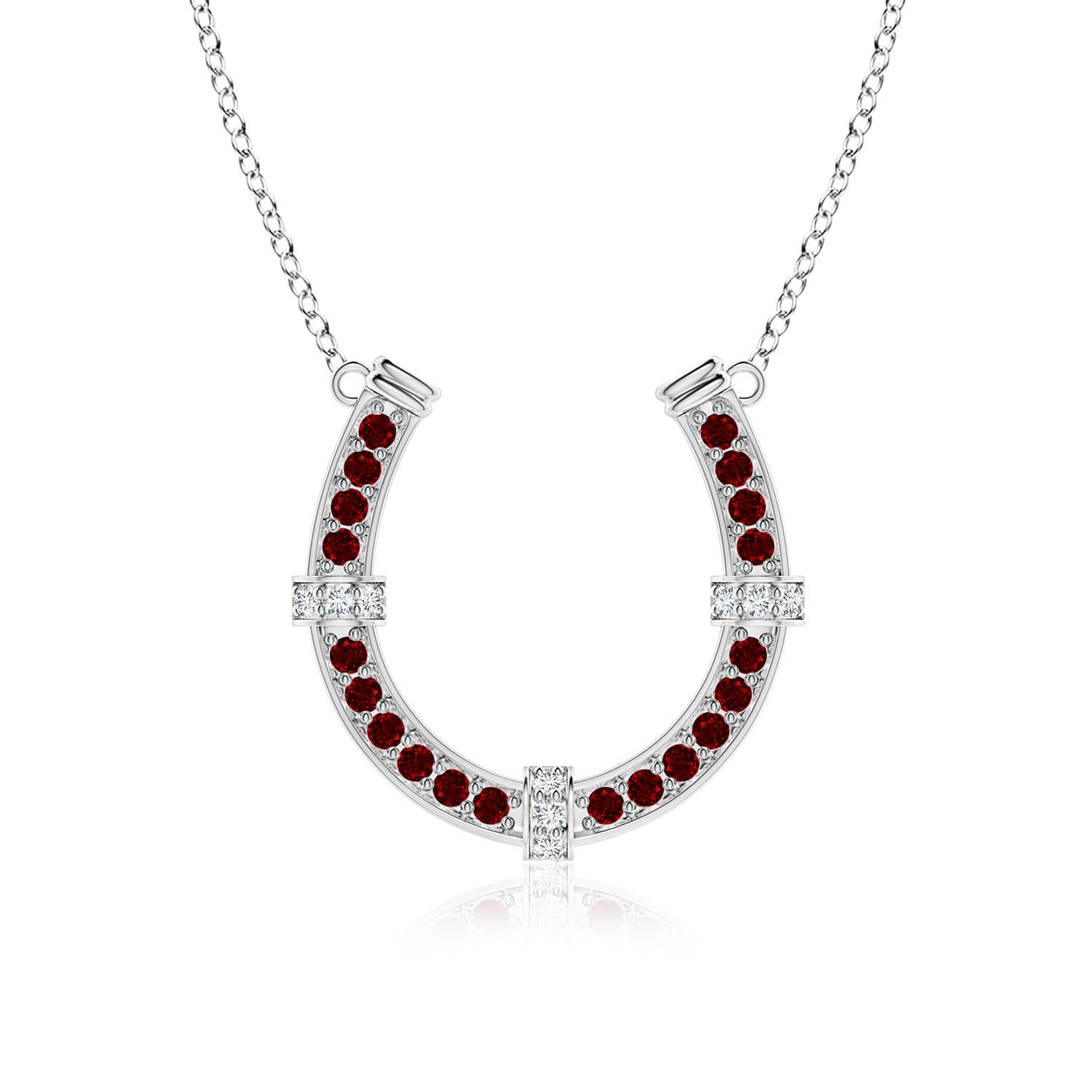 AAAA - Ruby / 2.27 CT / 14 KT White Gold