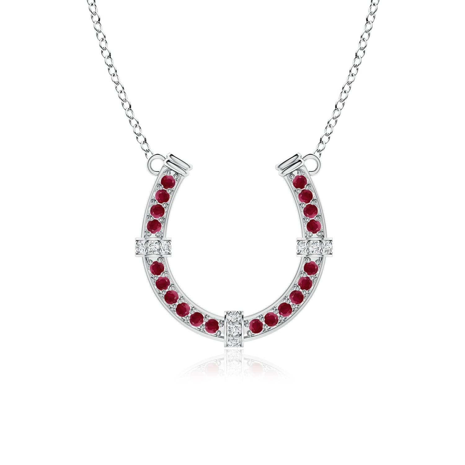 A - Ruby / 1.21 CT / 14 KT White Gold