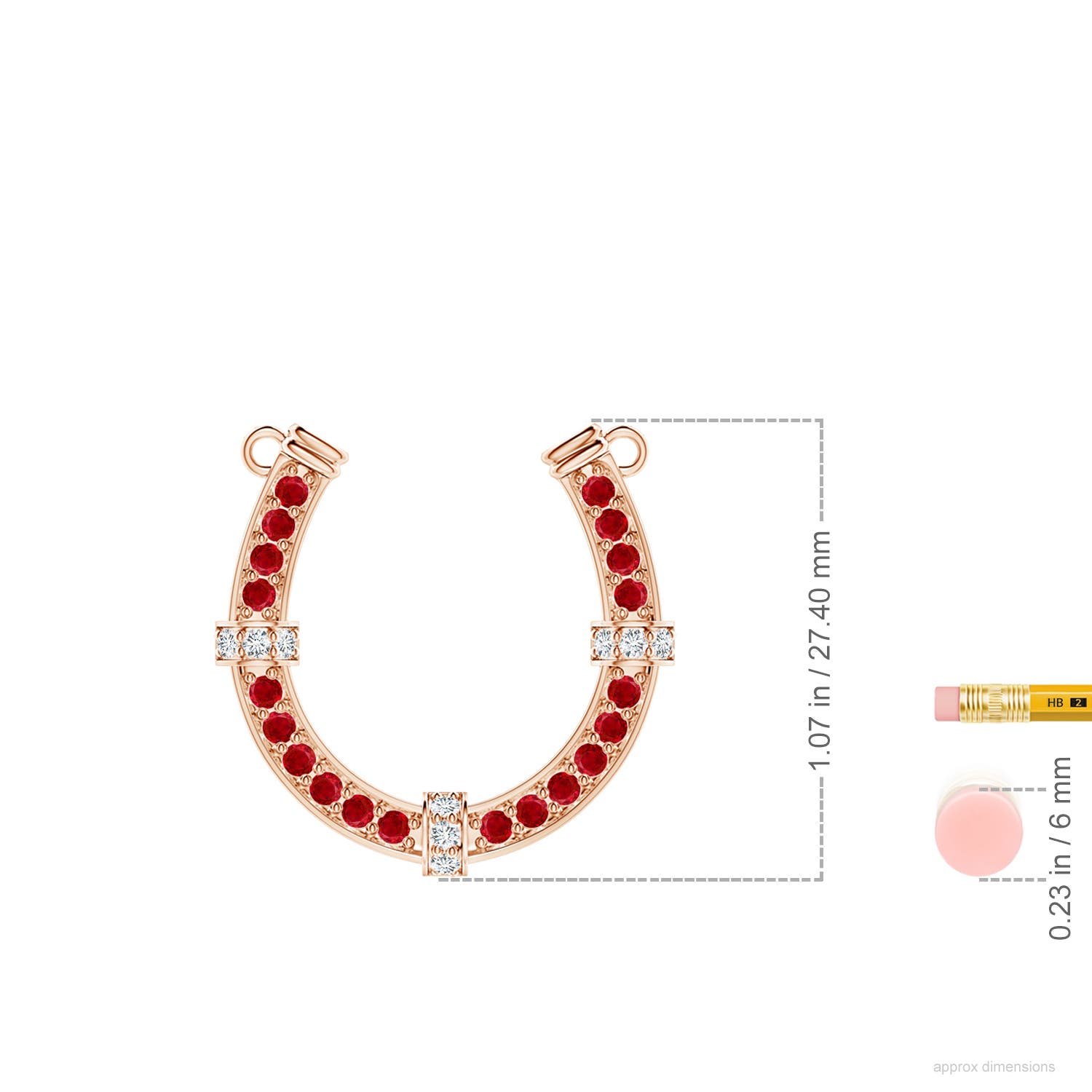 AAA - Ruby / 1.21 CT / 14 KT Rose Gold