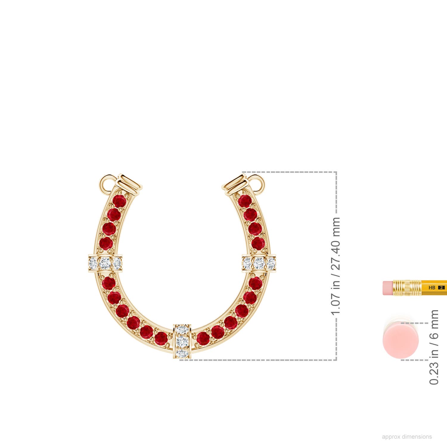 AAA - Ruby / 1.21 CT / 14 KT Yellow Gold