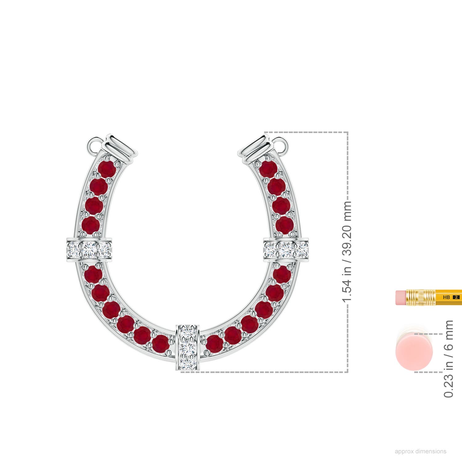 AA - Ruby / 3.62 CT / 14 KT White Gold