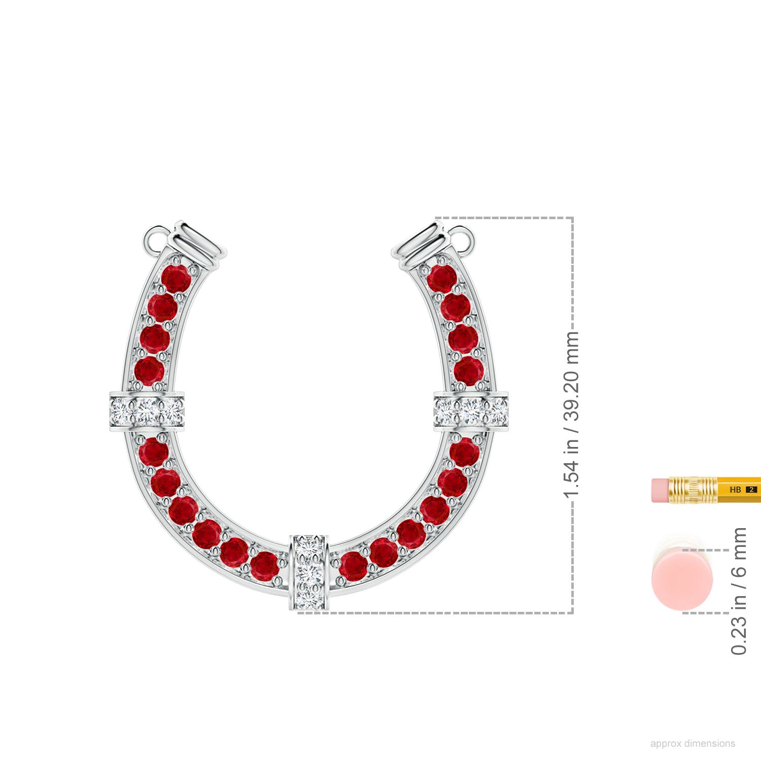 AAA - Ruby / 3.62 CT / 14 KT White Gold