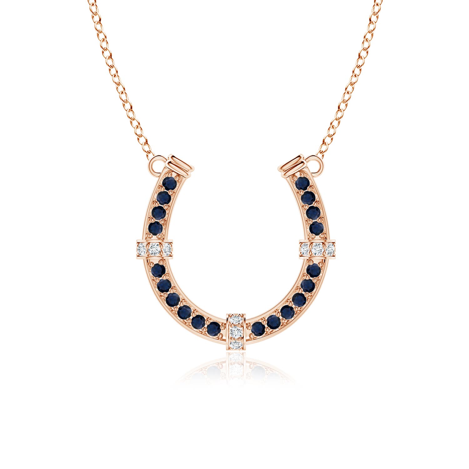 A - Blue Sapphire / 1.21 CT / 14 KT Rose Gold