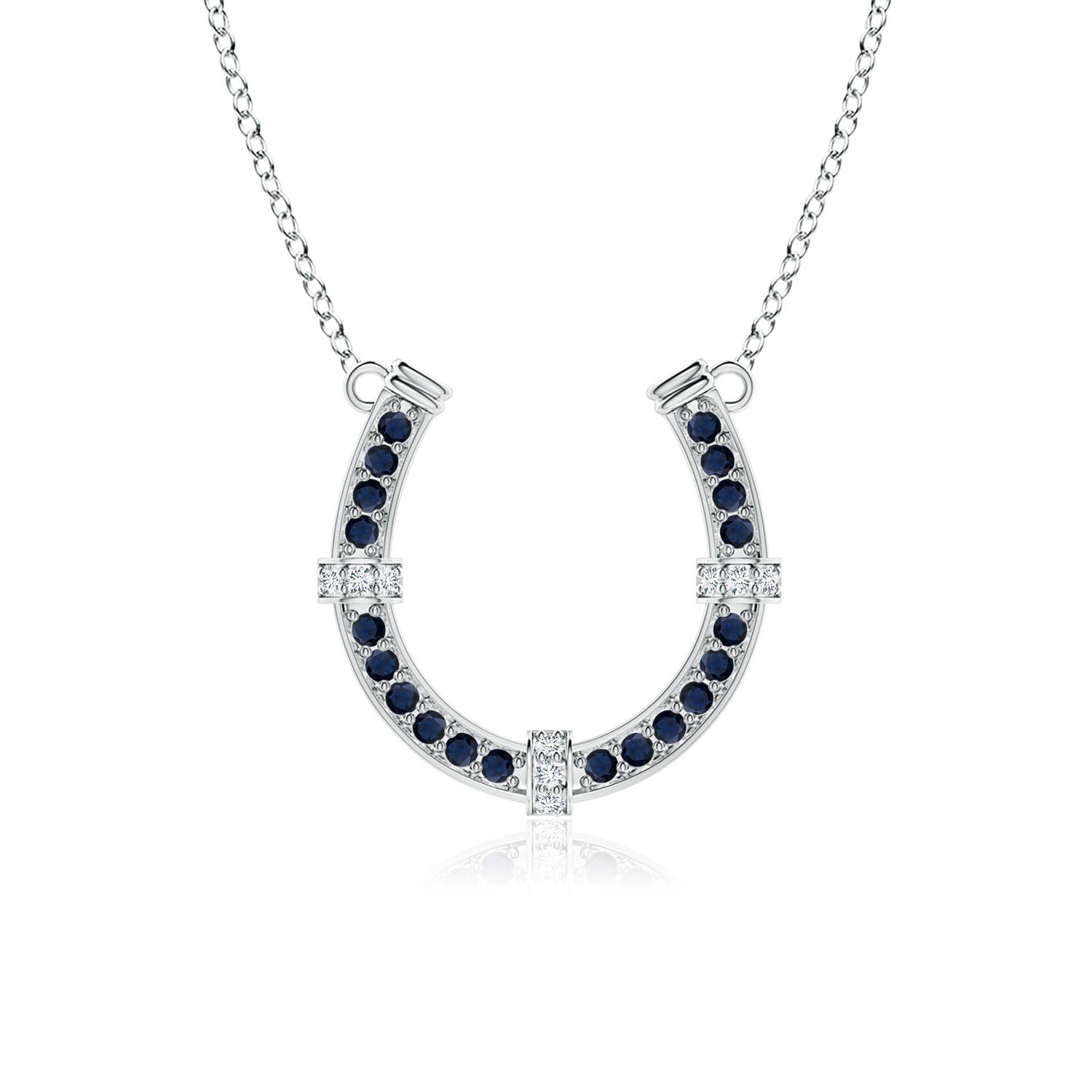 A - Blue Sapphire / 1.21 CT / 14 KT White Gold