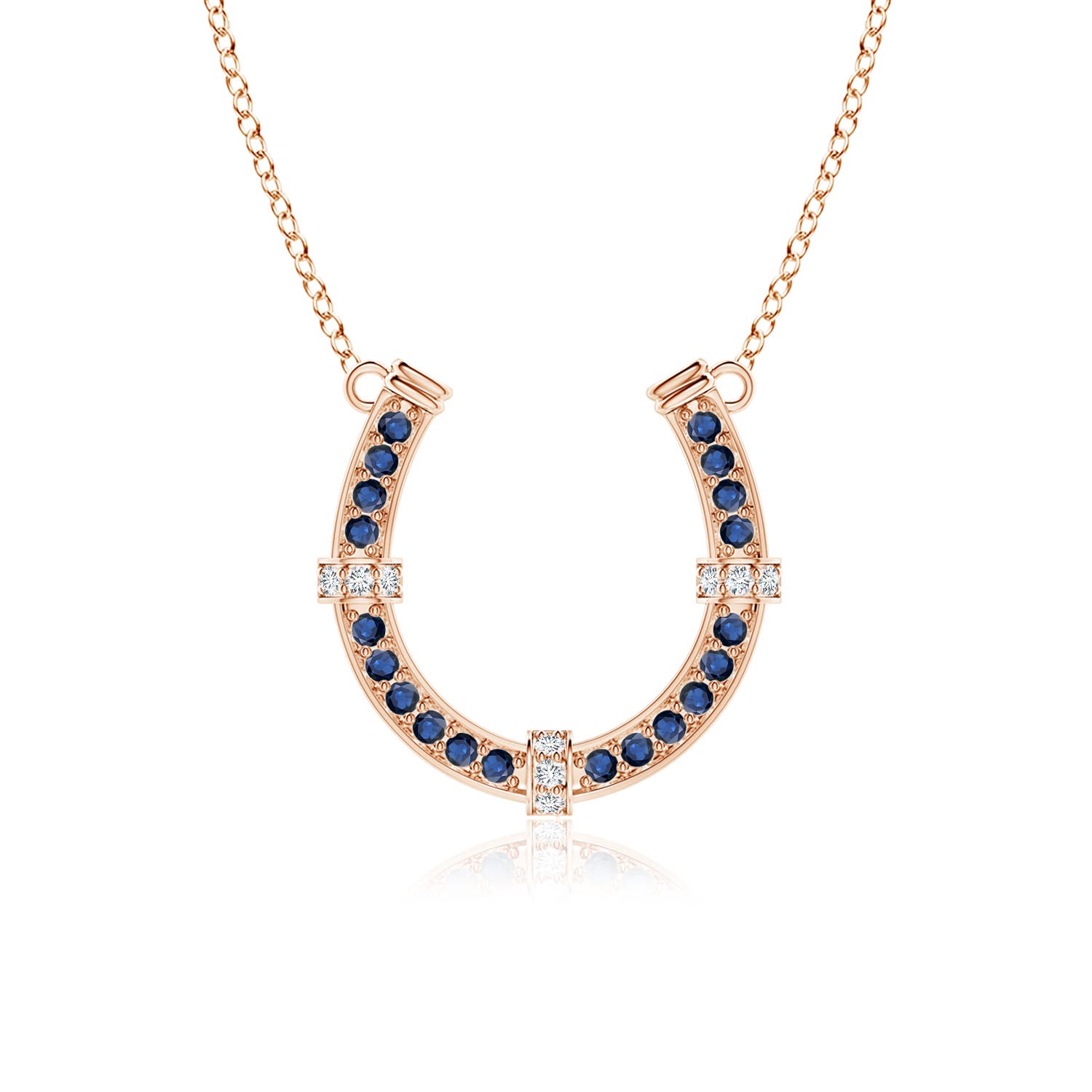 AA - Blue Sapphire / 1.21 CT / 14 KT Rose Gold