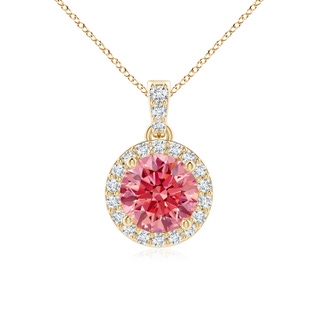 Round Fancy Intense, VS2 Pink Diamond