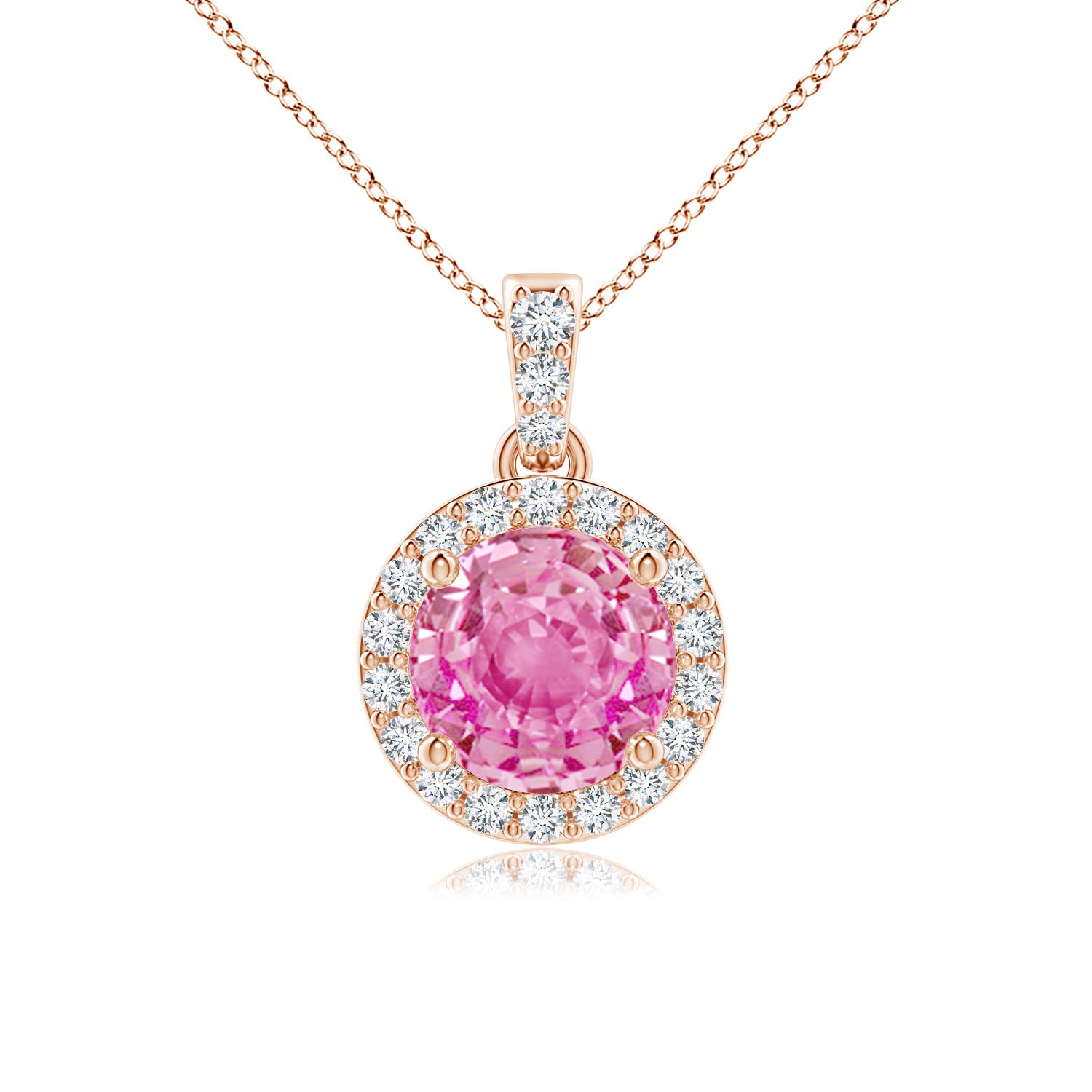 AA - Pink Sapphire / 1.14 CT / 14 KT Rose Gold