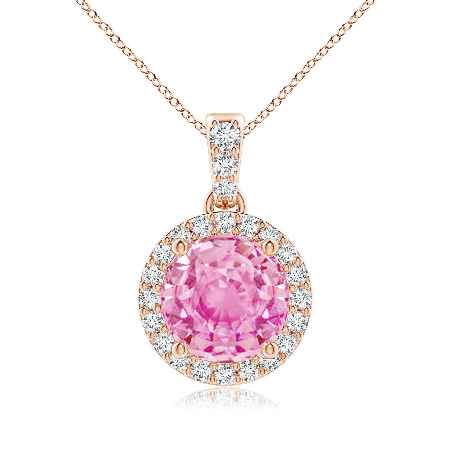 A - Pink Sapphire / 1.81 CT / 14 KT Rose Gold