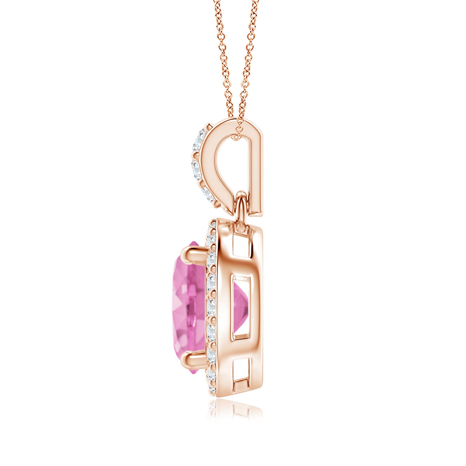 A - Pink Sapphire / 1.81 CT / 14 KT Rose Gold