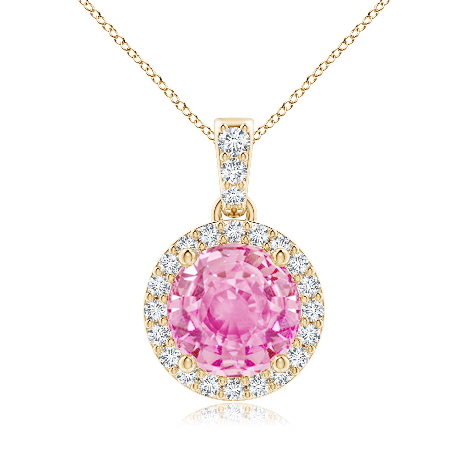 A - Pink Sapphire / 1.81 CT / 14 KT Yellow Gold