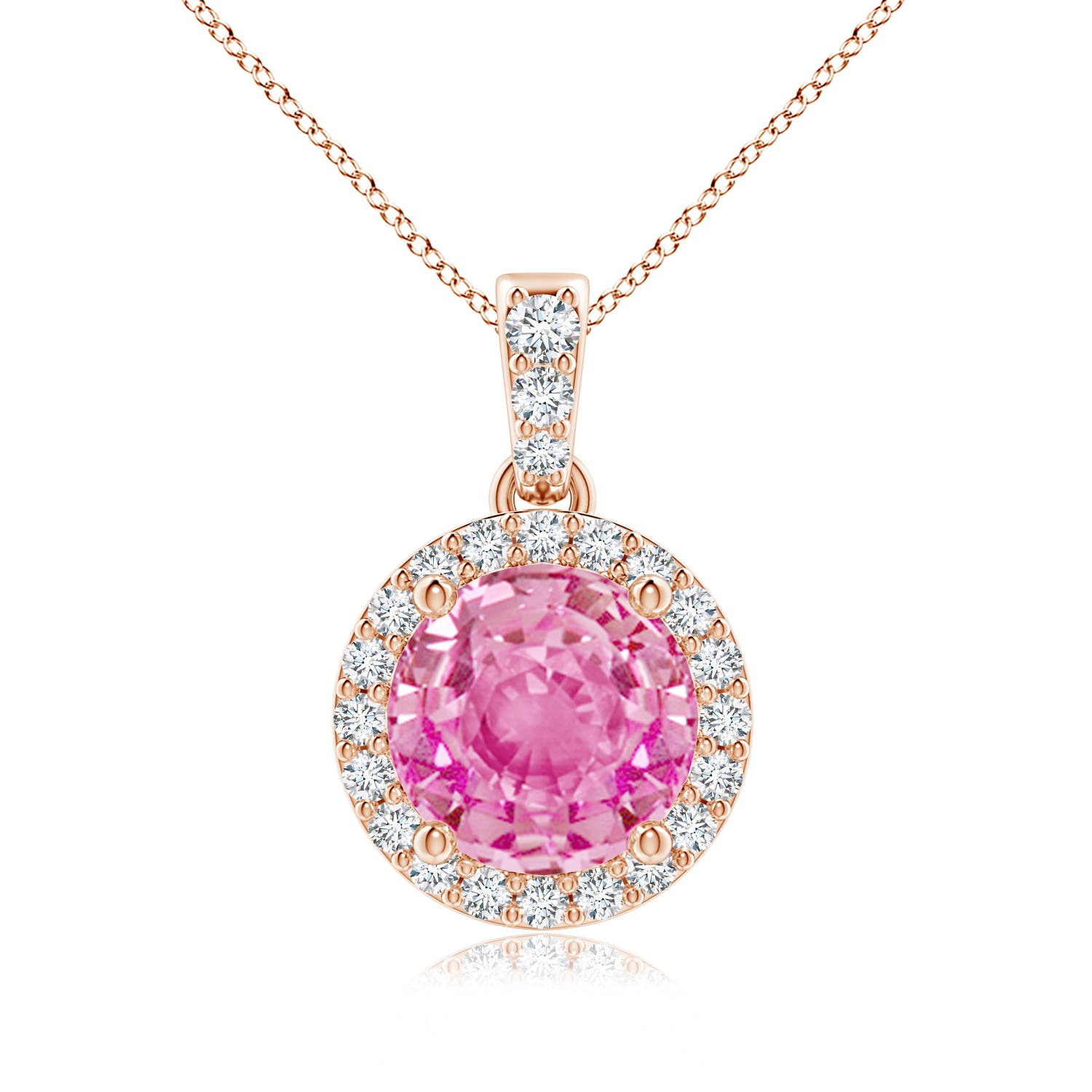 AA - Pink Sapphire / 1.81 CT / 14 KT Rose Gold