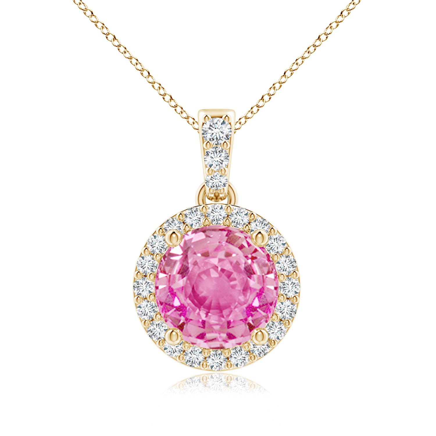 AA - Pink Sapphire / 1.81 CT / 14 KT Yellow Gold