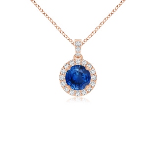 Round AAA Blue Sapphire