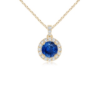 Round AAA Blue Sapphire